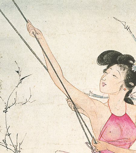 单县-胡也佛的仕女画和最知名的金瓶梅秘戏图